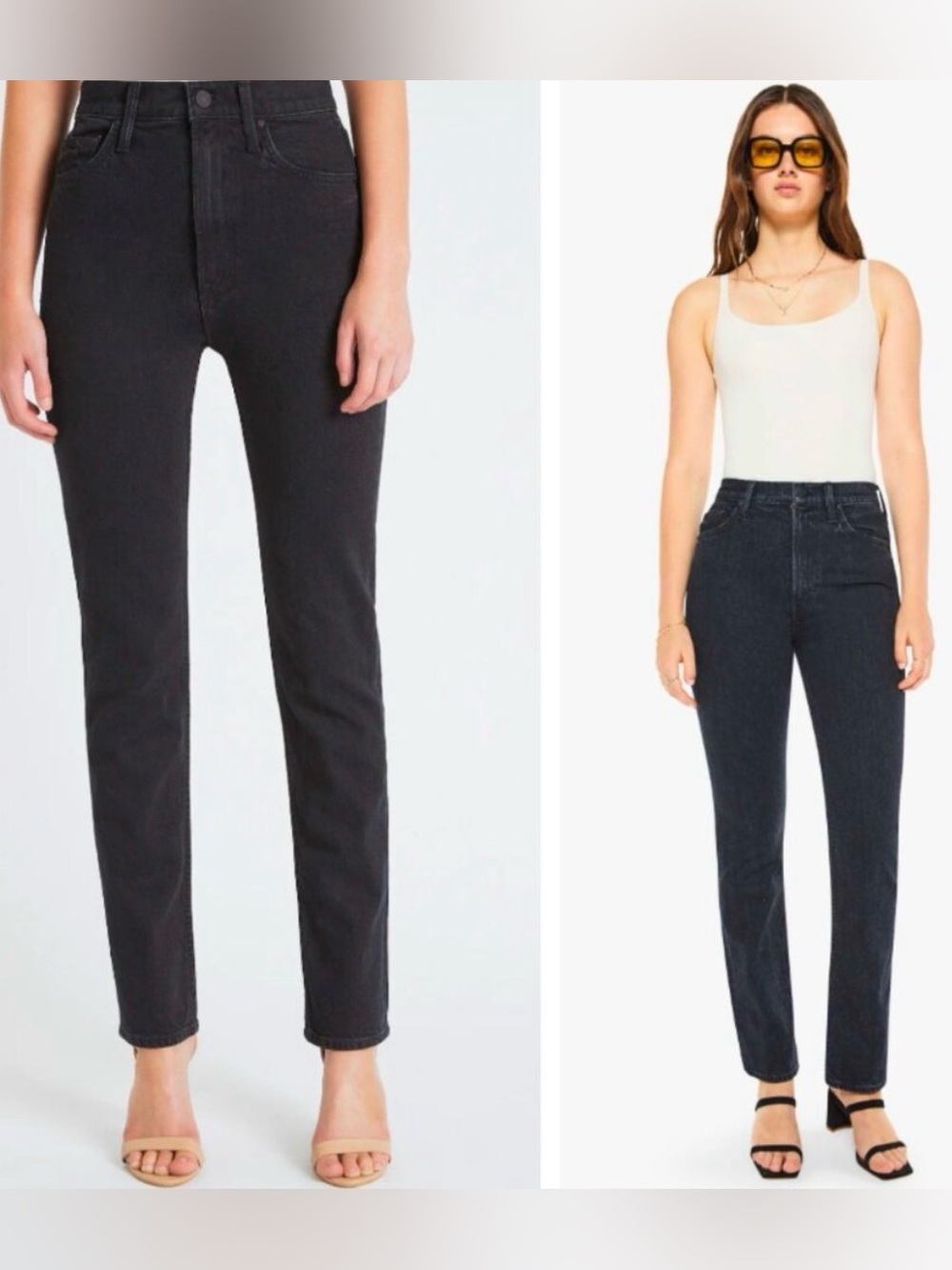 NWT MOTHER Superior Denim High Waisted Rider Skimp Who's Sorry Now Wash sz 24